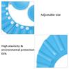 Мягкая шапочка для детского душа, регулируемая шапочка для мытья волос для детей, защита ушей, безопасный детский шампунь, защитный чехол для душа для купания