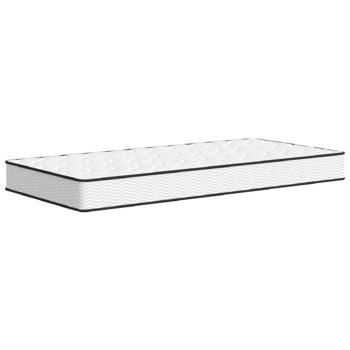 VidaXL Matelas à ressorts bonnell moyen 100x200 cm 372971