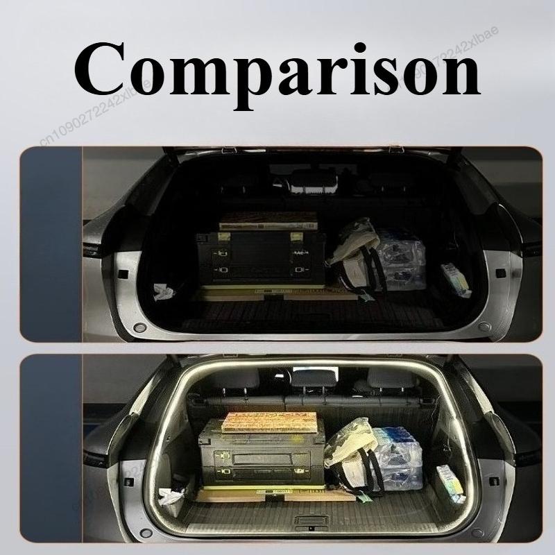Trunk Ambient Lighting with Flow-Effect Welcome Lights - Plug-and-Play tallationDecorative LampsStrips For XPENG P7+ MONA M03