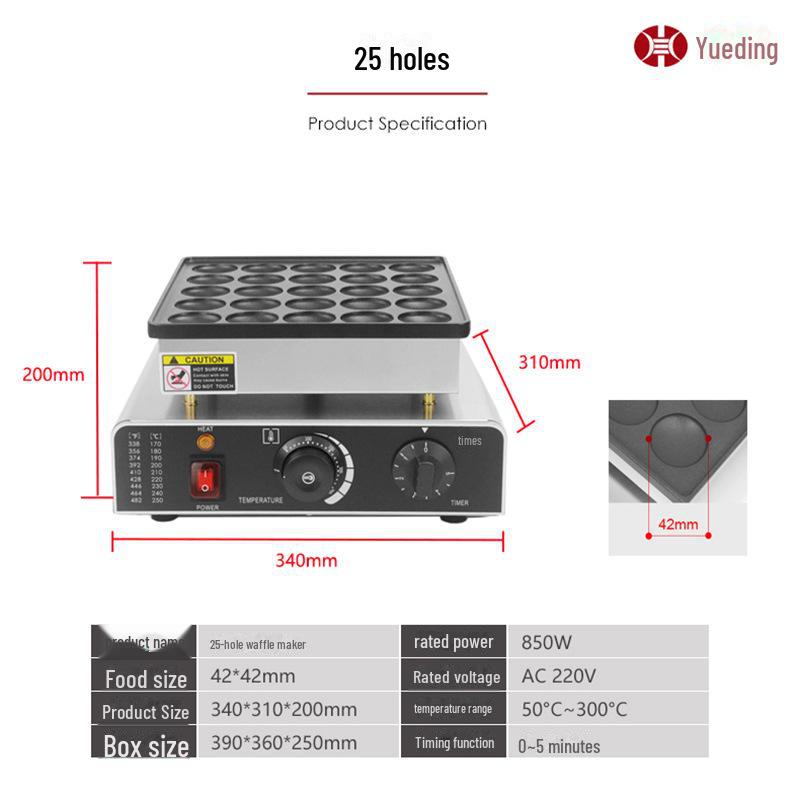 Электрическая дораяки-машина и блинница на 25 отверстий