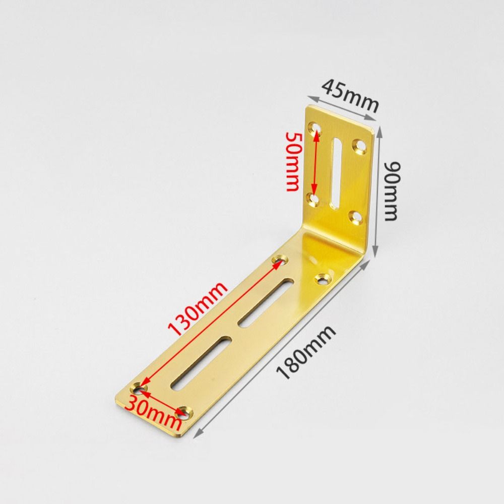 Универсальные Угловые Кронштейны из Нержавеющей Стали 90 Градусов L-образные Соединительные Кронштейны 4 Отверстия 6 Отверстий Крепеж для Мебели