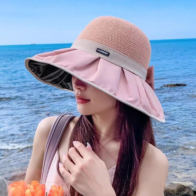 Brim Foldable Sun Cap Face Protection Sunscreen Beach Hats