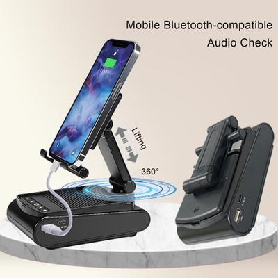 Держатель для мобильного телефона с беспроводным Bluetooth-совместимым динамиком Телескопический Отличная грузоподъемность Противоскользящий