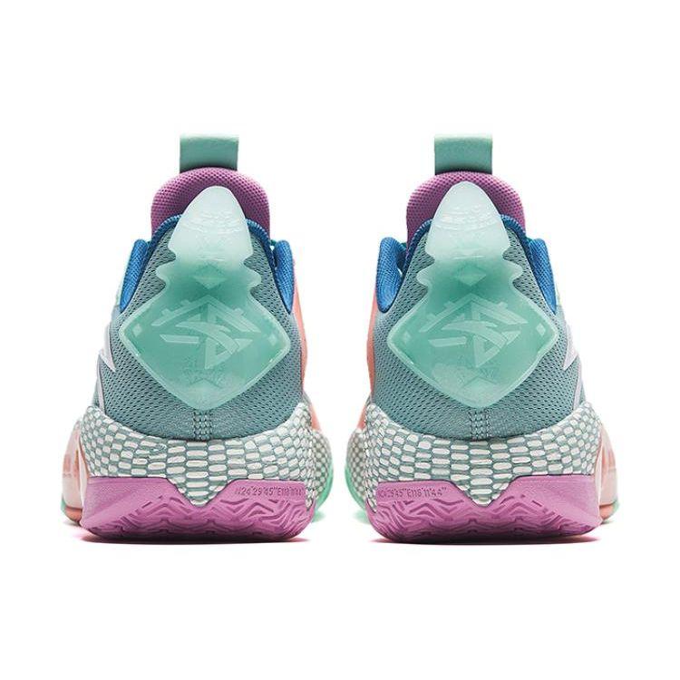 Anta Shock Wave 5 Team Madhouse Men Sneakers Green Orange 112331611-5