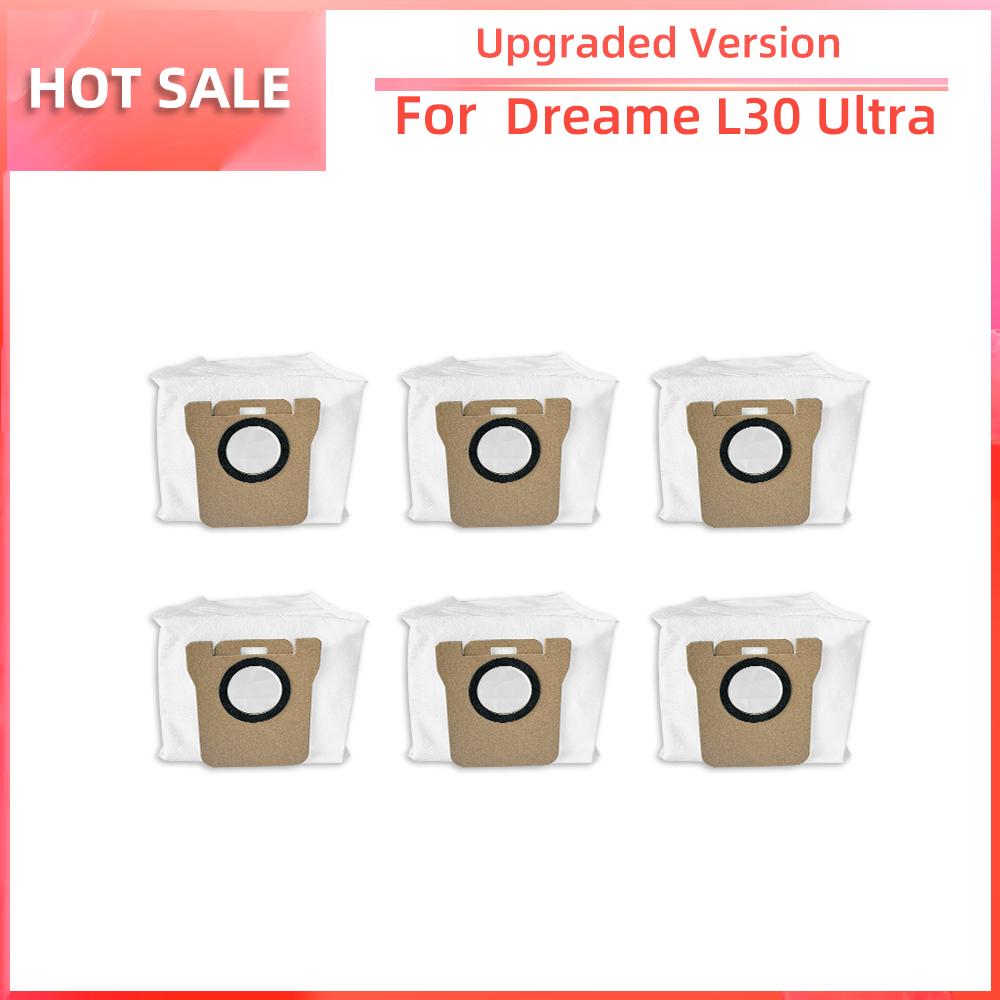 Совместимость с роботизированным пылесосом Xiaomi Dreame L30 Ultra, основная боковая щетка, фильтр HEPA, насадка для швабры, пылесборник, сменные детали, аксессуары