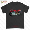 Мотоцикл Mv Agusta F4 1999 Байкерская футболка Tee LITW