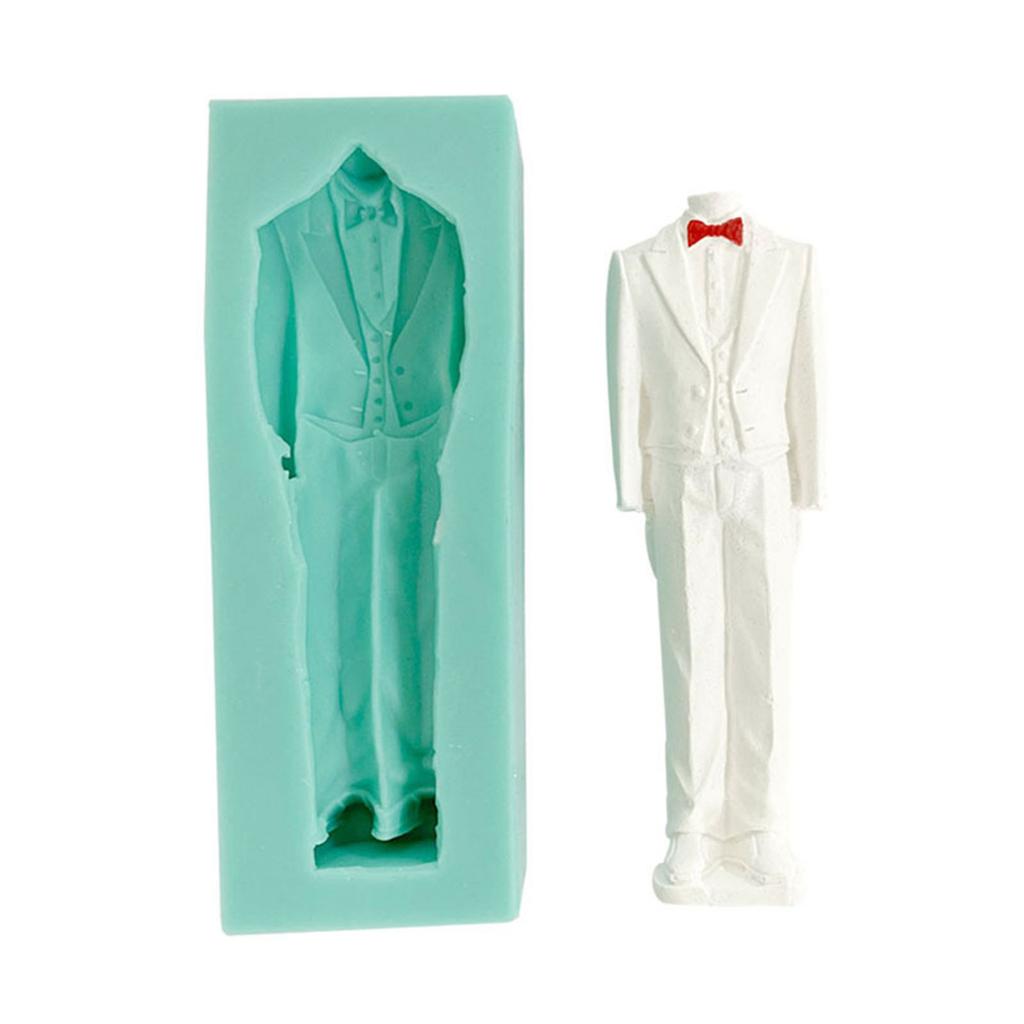Костюм в форме DIY ручной работы 3D гипсовые формы формы для свечей силиконовый материал 24 стиля выберите идеальный подарок для любителя выпечки