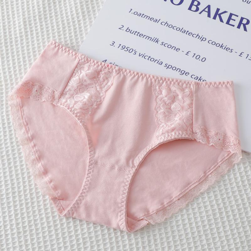 Бесшовное нижнее белье для женщин, антибактериальные трусы, дышащие удобные однотонные трусики со средней талией