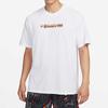 Nike T Shirts Men's White Crew Neck Moderate Straight Fit FQ0355-100