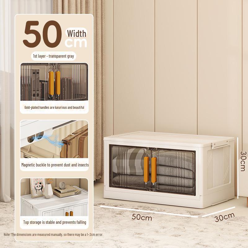 Складной шкаф большой вместимости с магнитными дверцами для детского гардероба или кухонного хранения