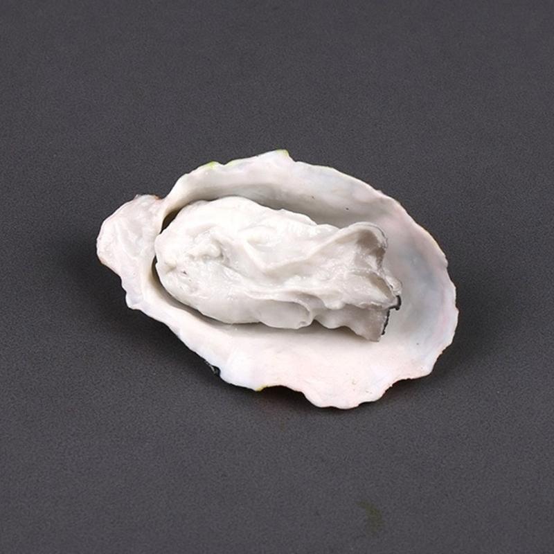 Искусственные модели жареных устриц, реалистичная имитация жареных гребешков, морепродукты для витрины, декора