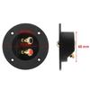 Square Pillar Speaker Cable Hole 48-75) Box Circle 2 Copper (install Wire Junction Acoustic Terminal Binding Post Support Amt
