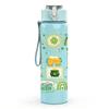 1PC Vegetable Fruit Collage Print 750ml Color Plastic Sports Water Bottle Leakproof Flip Straw Lid Suitable for Sports Office Home Use