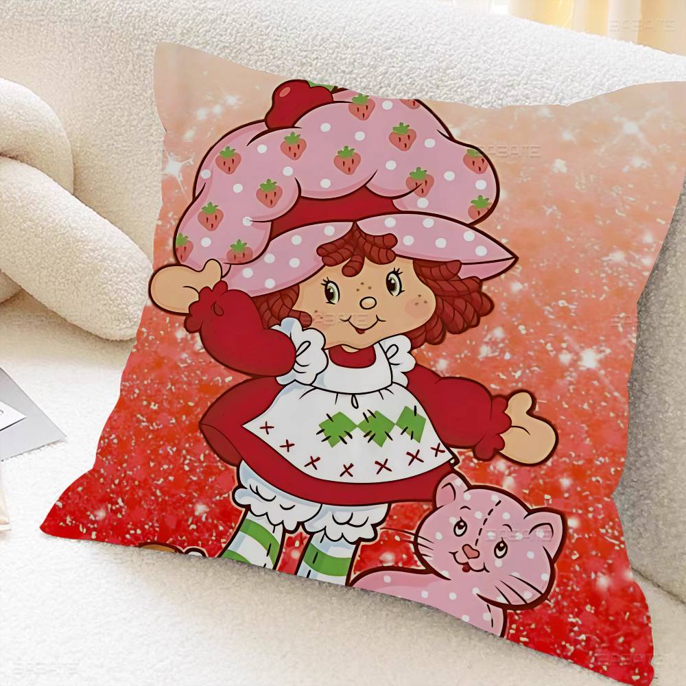 SStrawberryshortcake girl Pillow Gift Home Office Decoration Pillow Bedroom Sofa Car Cushion CoverPillow Case