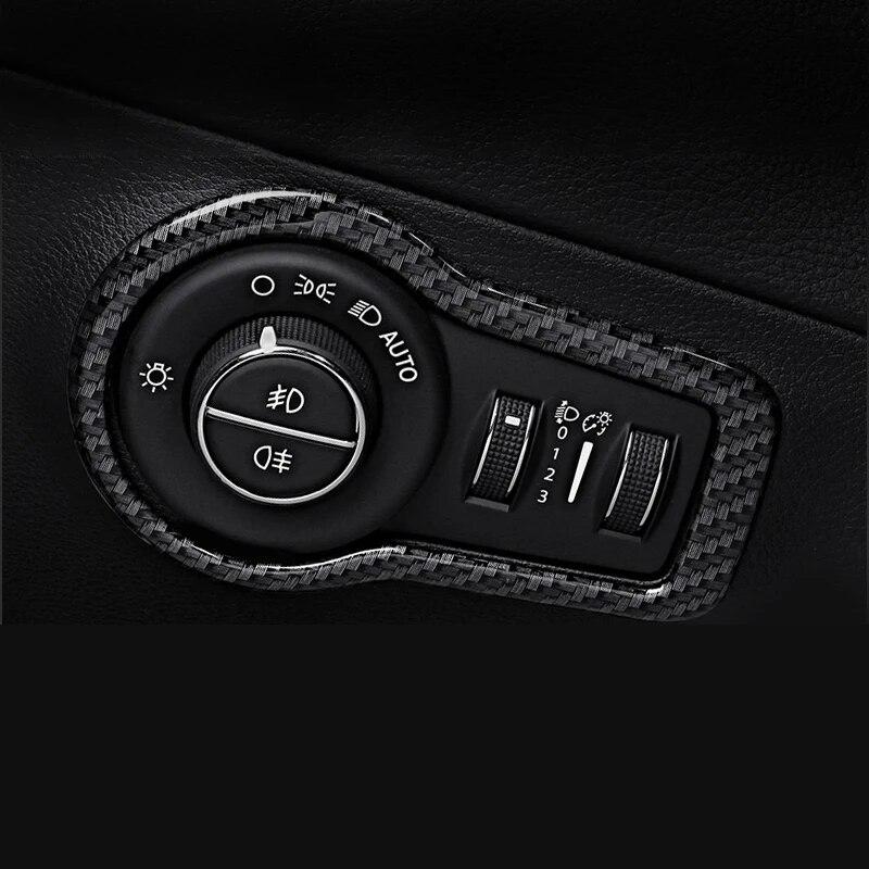 Для Jeep Compass 2017 2018 ABS автомобильная наклейка переключатель регулировки фар декоративная крышка отделка аксессуары для стайлинга автомобиля