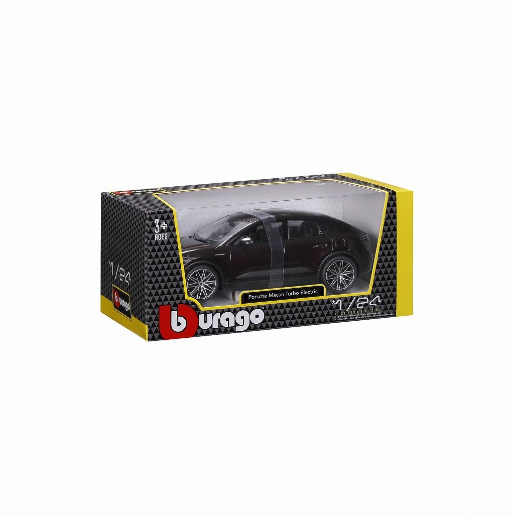 Kyosho BURAGO Porsche Macan 4 Electric 2024 Темно-коричневый Готовая модель BUR21114DBR 1/24