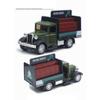 1/32 Transporter Truck Model, Transporter Model Toy Sound Pull Back for Home for Kids