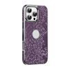 Premium Genuine Leather IPhone Case With Magnetic Snap Dragon Scale Texture 14 To 17 Pro Max