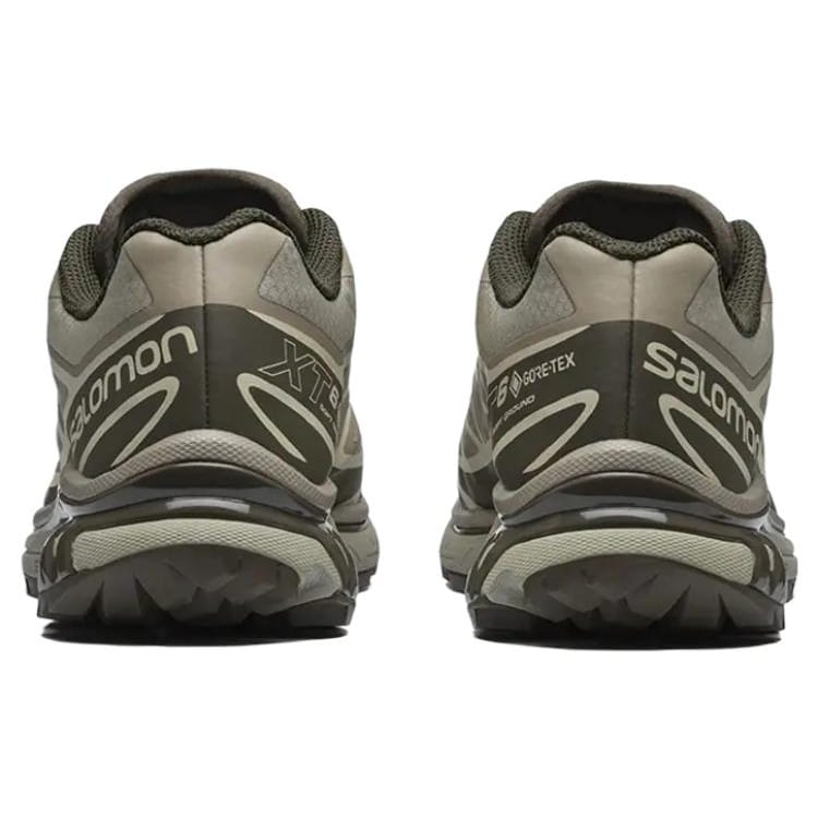 SALOMON XT 6 GTX Удобные Устойчивые к истиранию Водонепроницаемые Низкие уличные ботинки Унисекс Серо-коричневые L41741200