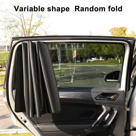 Солнцезащитный козырек на боковое окно автомобиля, магнитный, защищает от тепловых УФ-лучей, складные чехлы для конфиденциальности для безопасного вождения