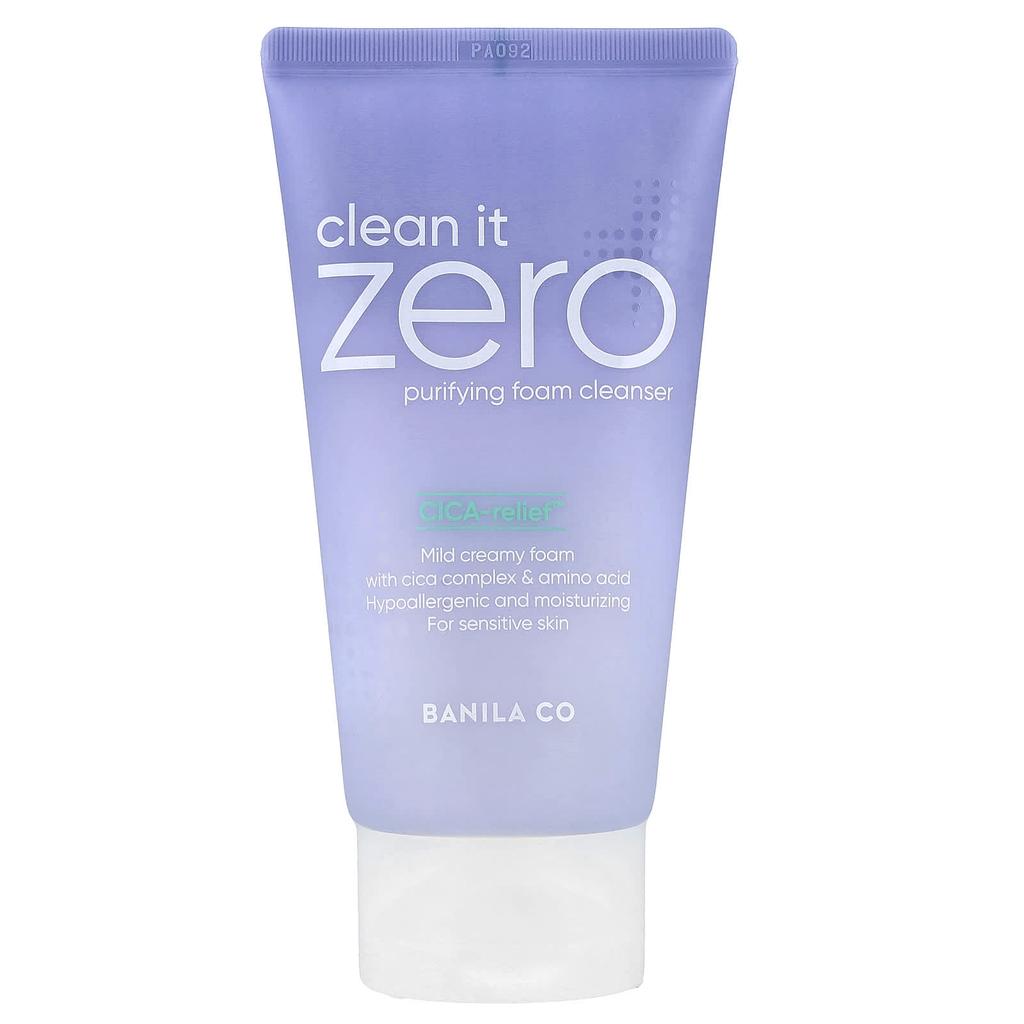 Clean It Zero, Purifying Foam Cleanser, Sensitive Skin, 150Ml(5.07Fl Oz)