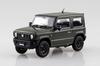 Aoshima Bunka Kyozai Rakupura Серия Snap Car JB64 Jimny 2018 Цвет «Лесной Зеленый» Пластиковый Модельный Набор ООО. 1/24 №03-JG Предварительно окрашенный (Автомобиль)