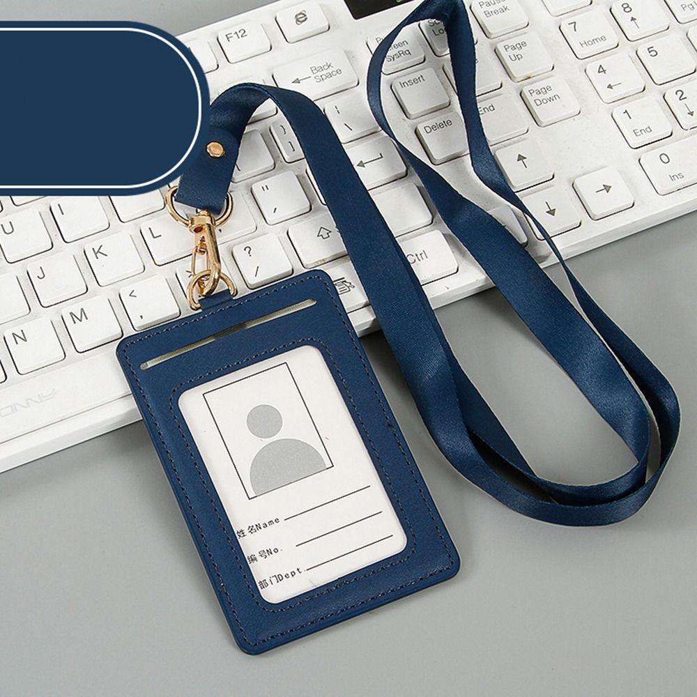 Collar Work Card Holder ID Badge Lanyard Holder Portable Name Card Holders  Men