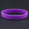 New Fashion Trendy Silicone Rubber Wristband Flexible Wrist Band Cuff Bracelet Bangle 1Pcs