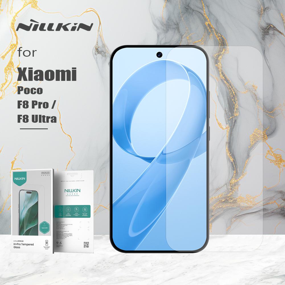 Nillkin для Xiaomi Poco F8 Pro / F8 Ultra H+PRO Закаленное Стекло Взрывозащищенное 2.5D 9H 0.2мм Супер Тонкий Защитный Экран
