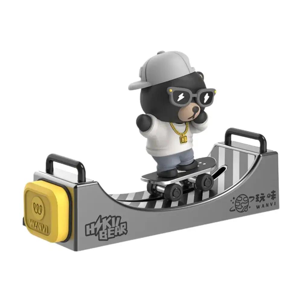 Временная парковочная табличка Haco Bear Creative Scooter Move Номерной знак Украшение консоли Тарелка Центр ароматерапии I9W8