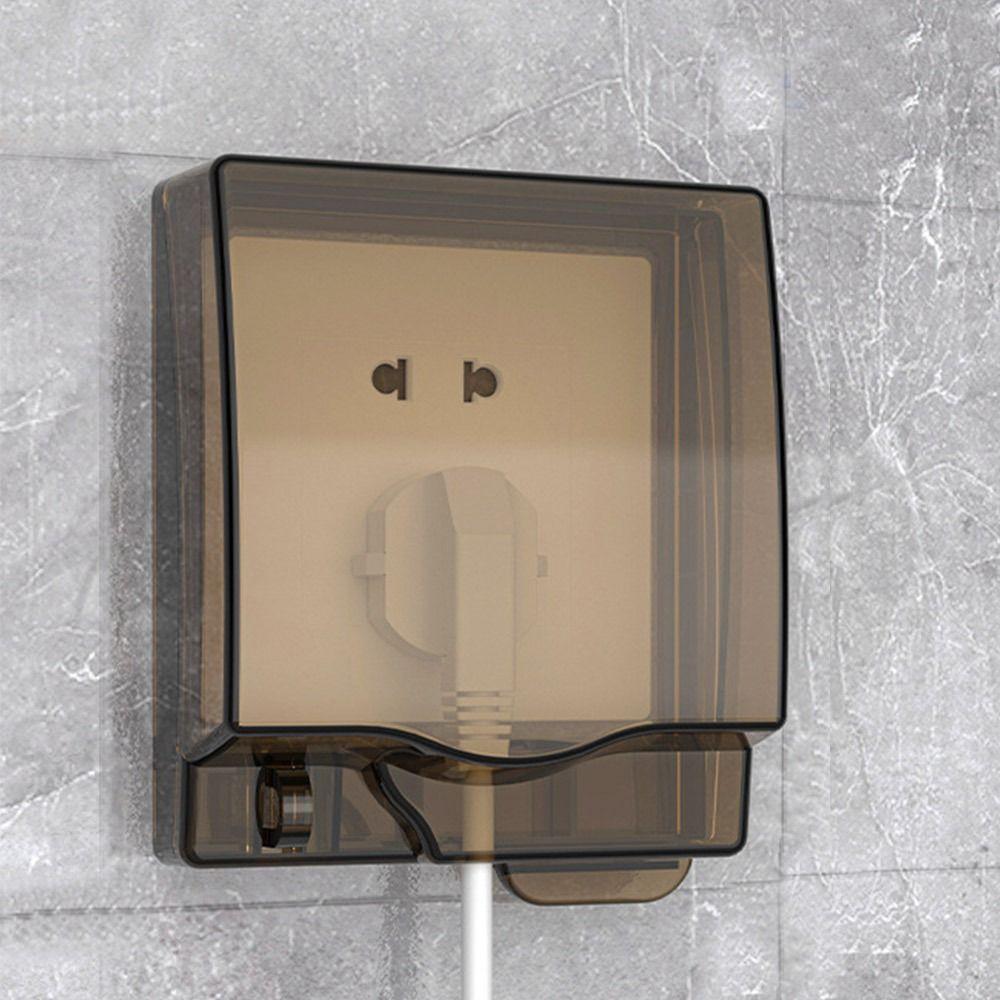 Protection Socket Electric Plug Cover Wall Socket Waterproof Box Switch Protective Cover