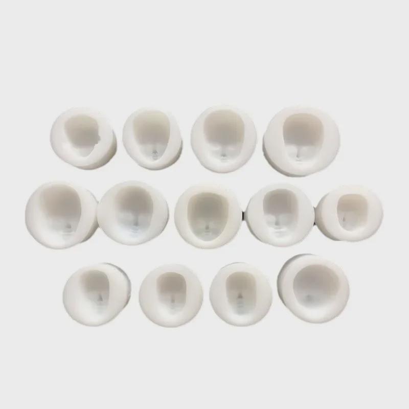 Силиконовая форма для лица куклы аниме для помадки и глины