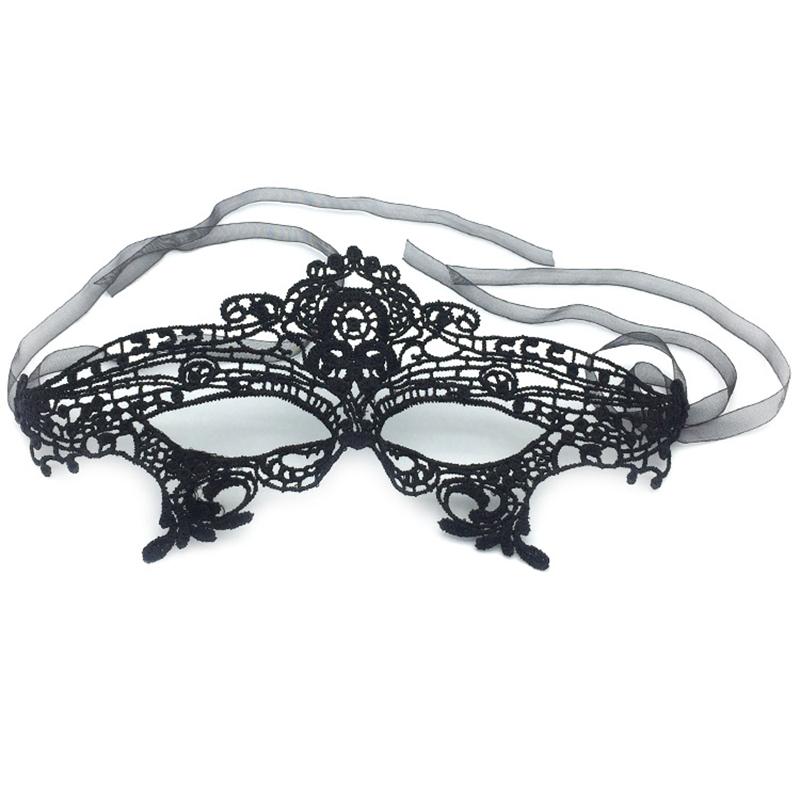 Women Hollow Lace Masquerade Face Mask Sexy Cosplay Prom Party Props Eye Mask