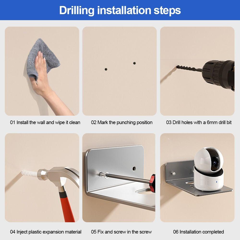 Wall Mounted Camera Supporting Holder Space-saving Projector Stand Universal