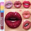 CmaaDu 6 Color Diamond Phantom Shiny Lip Gloss, водостойкий, увлажняющий, с антипригарным покрытием