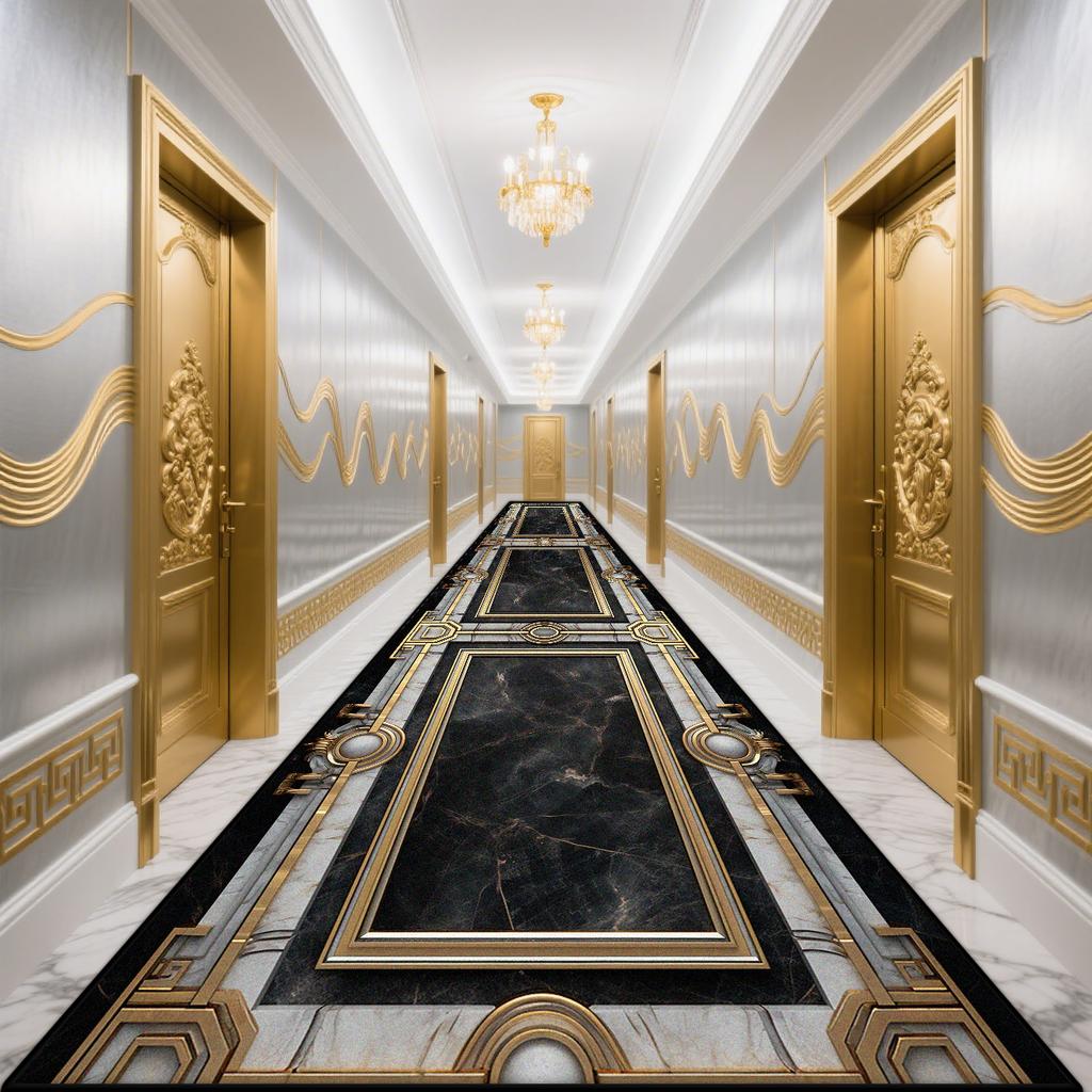 Роскошный ковер в европейском стиле для лобби, холла, коридора, нескользящий ковер-дорожка для лестницы, настраиваемый коврик для дома, прихожей