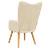 Cream Fabric Relaxation Armchair