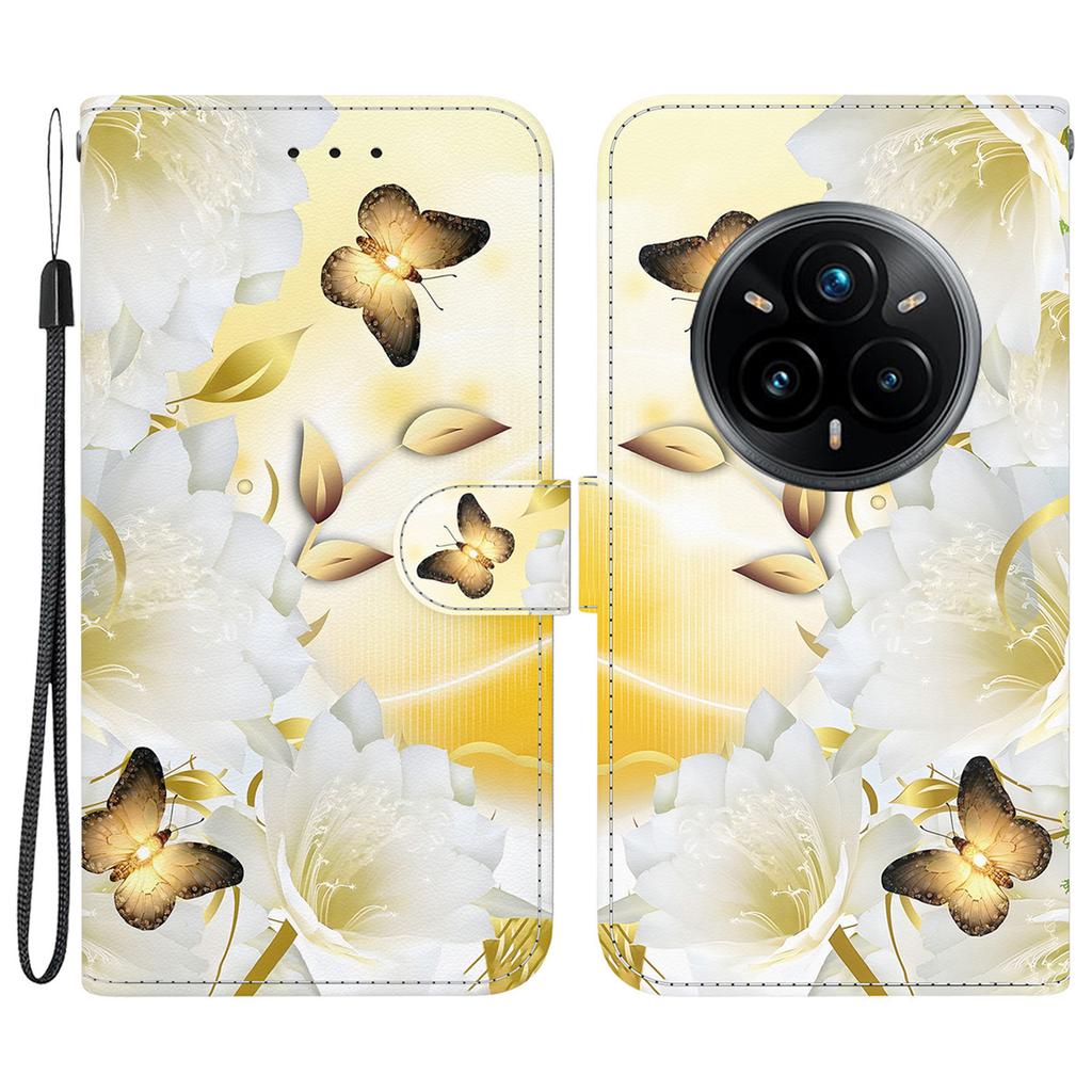 For Realme 14 Pro+ 5G Wallet Phone Case Anti-Drop Leather Flip Cover Pattern Printing