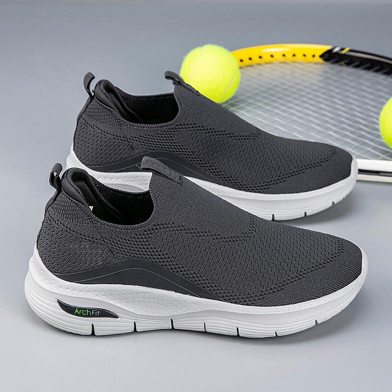 Дышащая нескользящая обувь для ходьбы для мужчин и женщин на весну и осень — идеально подходит для активных людей среднего и пожилого возраста