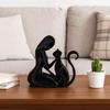 Warm Pet Commemorative Statues Black Small Ornaments Hot Miniature Models  Home Room