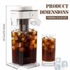 Кофеварка для холодного заваривания Cold Brew на 1000 мл, кувшин для холодного чая на 34 унции, съемный резервуар для воды, для пикника на природе, кемпинга
