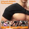 Recovery Shoulder Brace for Men & Women, Adjustable Shoulder Support Sleeve for Torn Rotator Cuff AC Joint Relief Arm Stability