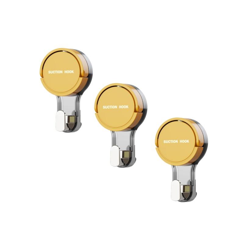 1-3 шт. Крючок на присоске Многоразовый Сильный Вакуумный Крючки на присоске для ванной комнаты Водонепроницаемая Вешалка для полотенец Вешалка для одежды Крючок Аксессуар