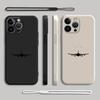 Мягкий чехол с рисунком маршрута взлета самолета для iPhone 15Plus 16Pro Max 15 XS XR 12 11 16 14 Pro 7 8 13