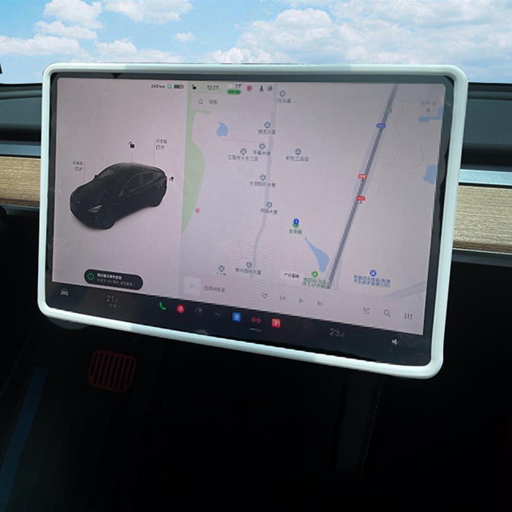 Экран центральной консоли Автомобильная центральная консоль Серый Розовый
