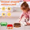 8Pcs Sensory Mats Felt Sensory Mini Mat Funny Textured Sensory Toys Non Slip Sensory Tiles Colorful Sensory Wall Panel Washable
