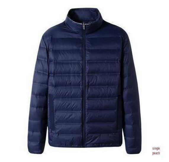 Men's Ultra-Thin Plus Size Light Down Jacket for Off-Season