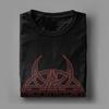 Красные рога гексаграмма Disturbed Music Мужские футболки Повседневные футболки Футболки с коротким рукавом и круглым вырезом 100% хлопок Подарочная одежда