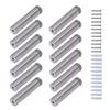 12 Set Stainless Steel Standoff Screws 19x80mm Advertising Screws Mounting Hardware for Hanging Acrylic Picture Frame