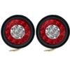 12V Car LED Turn Signal Light Round Rear Brake Lamps LED Rear Light Turn Signal Light Stop Parking Brake Lamp Driving Lamps